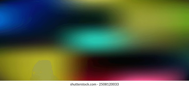 navy blue yellow cyan blurred gradient mesh color abstract background