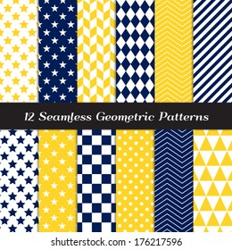 19,025 Geometric Navy Blue Yellow Pattern Images, Stock Photos ...