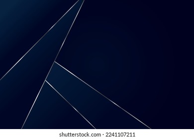 Navy Chrome Luxury Sharp Background Vectorart