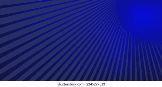 Navy dark blue abstract background with halftone wavy smooth pattern. Small light dots grid. Curve line, cosmic galaxy space. Festive BG for social media, party birthday invitation.