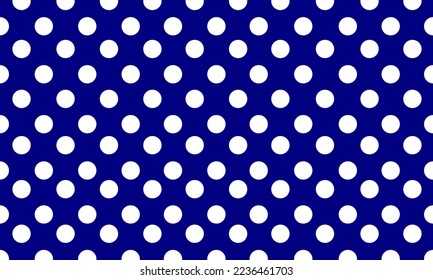 Navy Dot Pattern. Background Pattern. Abstract Background. Vector Background. Vector Illustration.