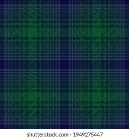 Navy and emerald ombré plaid. Seamless vector blurred check pattern suitable for fashion, backgrounds and home decor.