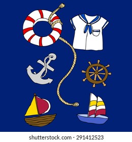 Navy equipment in the collection.