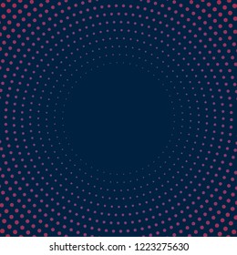 Navy gradient halftone background vector