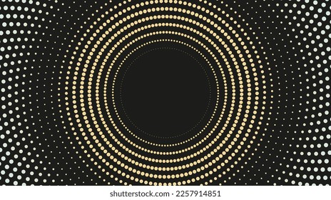 Navy gradient halftone and dots background 

