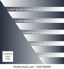 Navy Gradient Template for Custom Logo Design