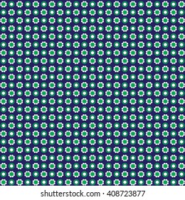 navy green flowers