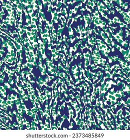 navy and green seamless vector abstract with leopard pattern of white