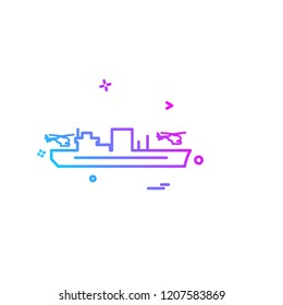Navy icons design vector 