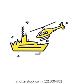 Navy icons design vector 