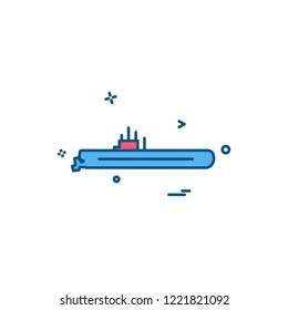 Navy icons design vector 