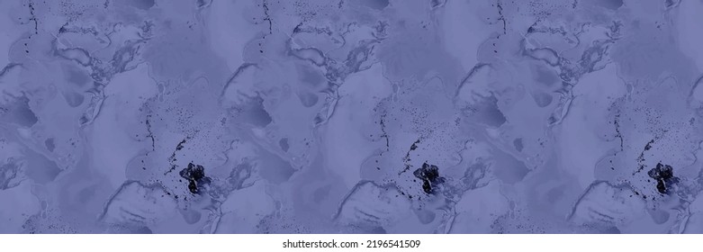 Navy Marble Rock Texture. Fluid Elegant Texture. Water Color Marble Ocean. Navy Sea Marble Background. Blue Tile Wall. Blue Gradient Watercolor. White Alcohol Ink Watercolor. Vector Seamless Sea Foam