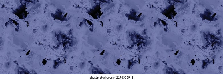 Navy Marble Sea Pattern. Blue Tile Wall. Alcohol Ink Splash Floor. Fluid Vector Grunge. Denim Water Color Background. Blue Rock Marble Background. Navy Abstract Watercolor. Modern Seamless Sea Foam