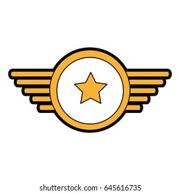 navy medal with wings