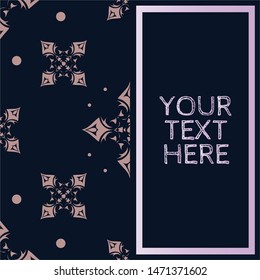navy medieval star graphic toile