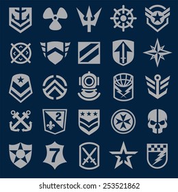 Navy Military Symbol Icons