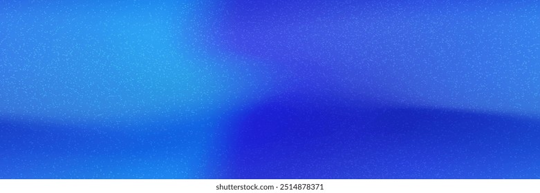 Azul neon marinho sedosa suave sem costura bg com gradações de cor delicadas. Padrão de veludo premium nebuloso com textura de grão. Ilustração vetorial abstrata