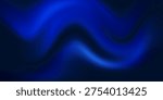 Navy night sky gradient vector background. Dark blue wave graphic wallpaper