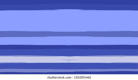 Navy Paintbrush Watercolor Seamless Sailor Stripes. Geometric Vintage Summer Maritime Texture Prints. Hand Painted Male or Female T-Shirt Autumn Ocean Pattern. Fabric Blue Watercolor Sailor Stripes