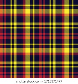 Navy Plaid, checkered, tartan seamless pattern suitable for fashion textiles and graphics