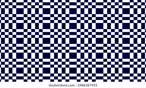 navy plaid pattern vector design