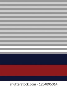 navy and red stripe border pattern