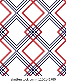 navy and red stripe pattern