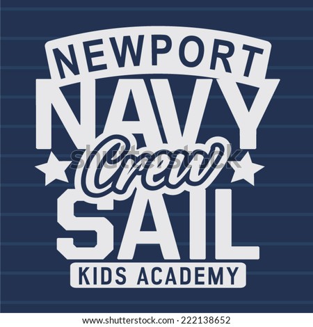 navy sail,marine,tee shirt graphic