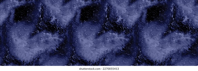 Navy Sea Marble Watercolor. Water Color Repeat Wall. Navy Marble Rock Texture. Blue Tile Stone. White Alcohol Ink Watercolor. Light Vector Ceramic. Blue Abstract Background. Modern Abstract Sea Foam