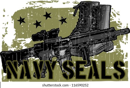 4,789 Navy Seals Stock Vectors, Images & Vector Art | Shutterstock