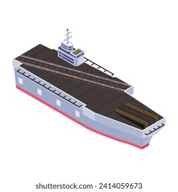 Eine Marineschifffahrtssymbol einzeln auf weißem Hintergrund