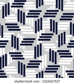 navy stripe pattern on grey background
