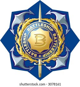 NAVY style badge