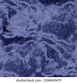 Navy Water Pattern. Alcohol Ink Repeat. Vector Abstract Painting Denim Water Color Background. Blue Ocean Paint. Navy Abstract Background. Sea Storm Watercolor. Ocean Splash Vector. Navy Ocean Waves