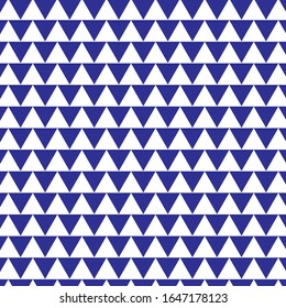 navy white triangle patterns background vector 