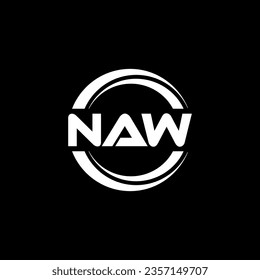 NAW Logo Design, Inspiration for a Unique Identity. Modern Elegance and Creative Design. Watermark Your Success with the Striking this Logo.