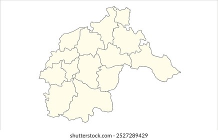Nawada District map blank, Nawada District, Bihar State, Republic of India, Government of Bihar, Indian territory, Eastern India, politics, village, tourism