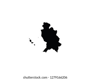Nayarit outline map Mexico state