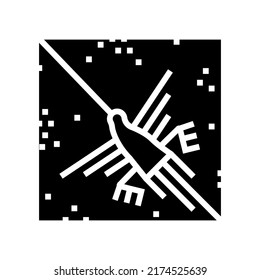 nazca picture glyph icon vector. nazca picture sign. isolated symbol illustration