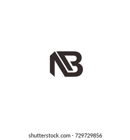 Nb AB Letter Logo Vector