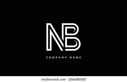 Monograma de las letras de los alfabetos NB, BN