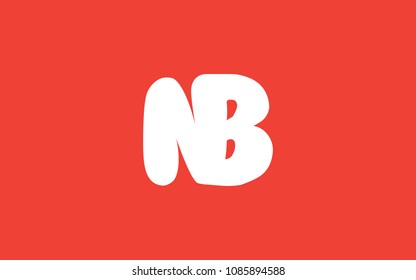 NB BN Letter Initial Logo Design Template