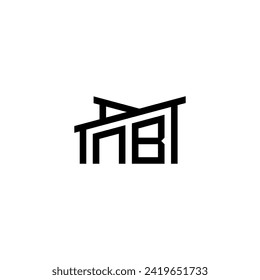 NB Initial Letter in Real Estate Logo concept.eps NB Initial Letter in Real Estate Logo concept