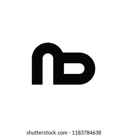 nb letter logo