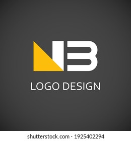 Nb Letter For Simple Logo Design