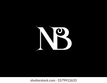 NB logo desing and monogram logo
