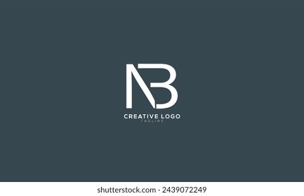 NB N3 Abstract initial monogram letter alphabet logo design