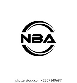 NBA Logo Design, Inspiration für eine einzigartige Identität. Modernes Eleganz und kreatives Design. Markieren Sie Ihren Erfolg mit dem Markieren dieses Logos.