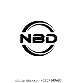 NBD Logo Design, Inspiration for a Unique Identity. Modern Elegance and Creative Design. Watermark Your Success with the Striking this Logo.