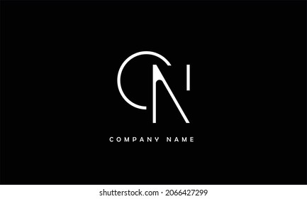 NC, CN Alphabets Letters Logo Monogram